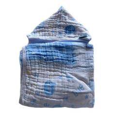 Toalha De Banho Bebe Soft 100% Algodão Recém Nascido Com Capuz - Minas