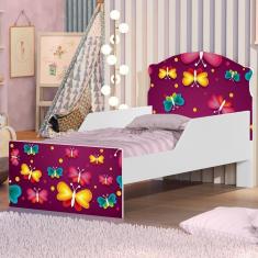 Mini Cama Borboleta Com Colchão