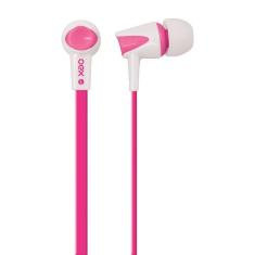 FONE DE OUVIDO INTRA AURICULAR OEX FN203 ROSA E BRANCO-Unissex