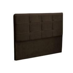 Cabeceira Cama Box Casal Queen 160cm London chocolate