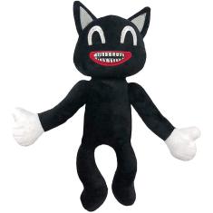 10 polegadas SCP pelúcia brinquedo, desenhos animados gato preto pelúcia brinquedo recheado s s