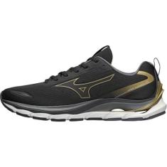 Tênis de Corrida Masculino Mizuno Wave Dynasty 5, Preto, 42