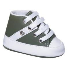 Tenis Sapatinho Bebe com Cadarço Meninos e Meninas - Baby Soffete, Mil