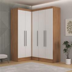 Guarda-roupa Modulado Viena 5 Portas 4 Gavetas 3 Peças Espresso Móveis