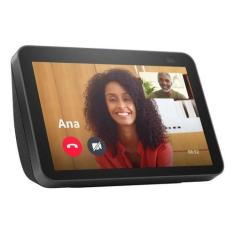 Smart Speaker Amazon Alexa Echo Show 8 Tela 8 2º Geração Preto Bivolt 