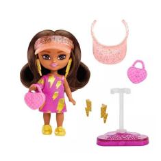 Boneca Barbie Extra Mini Minis Vestido Com Raios Hph20 - Mattel