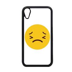 Capa amarela horrível e fofa para iPhone XR para proteção de telefone Apple