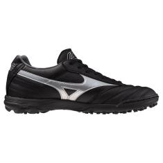 Chuteira Society Mizuno Morelia Elite AS II Pro - Masculino - Preto-Cinza