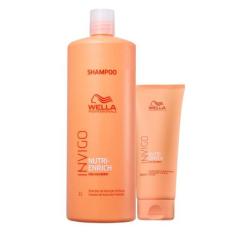 Kit Wella Professionals Invigo Nutri-Enrich Shampoo 1000ml + Condicion