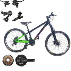 Bicicleta Vikingx Tuff 44 Aro 26 Cambio Shimano Traseiro Dianteiro / T