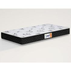 Colchão Solteiro Gazin Supreme D-33 0,78X1,88X14 Preto Com Branco