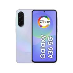 Smartphone Samsung Galaxy A36 256GB 5G - Violeta, Câmera Tripla 50MP, RAM 8GB, Tela 6.7"