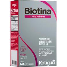 Biotina dose max 500mg 60caps katigua