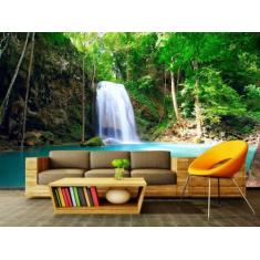 Papel de Parede Paisagens Cachoeira 59 - 1,50 X 2,50 - Voce Decorando