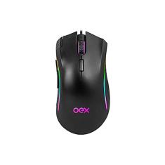 Mouse Gamer Graphic 8 Botoes Led Rgb OEX Game MS313 Preto