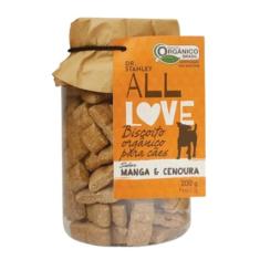 Biscoito Orgânico Para Cães Manga E Cenoura All Love 200G
