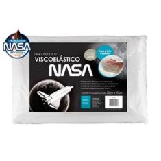 Travesseiro NASA Viscoelástico Branco Fibrasca 4025 50x70cm