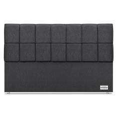 Cabeceira Piave Linho Cinza Sup King (12x195x125) - Ortobom