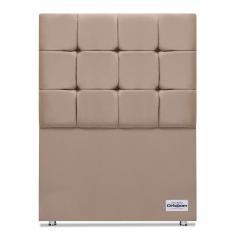 Cabeceira Amur Veluto Bege Solteiro (12x90x125) - Ortobom