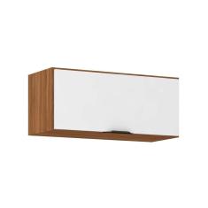 Armário Aéreo Cozinha Modulado Firenze 1 Porta Basculante 70cm Amendola/Branco - Demóbile
