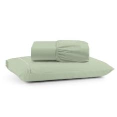 Jogo Cama Lençol Bali Solteiro Percal 180 Fios 100% Algodão - Casa Sca