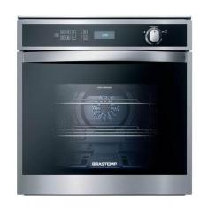 Forno De Embutir A Gás Brastemp 78l Inox 220v Boh84arrna