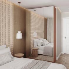 Guarda Roupas Modulado com Espelho 3 Portas com Cabideiro Hera CabeCas