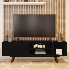 Rack Retrô Gonci Fosco Preto 162 cm