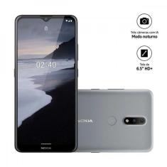 Smartphone Nokia 2.4 6,5 Polegadas 3Gb ram 64GB - Cinza
