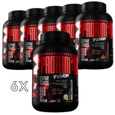 6x Protein Fusion Whey Isolate 900g - Kit Atacado Cx Fechada-Unissex