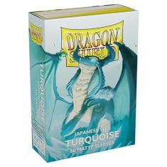 Dragon Shield Matte Mini Japanese Turquoise 60 ct Card Sleeves Individual Pack