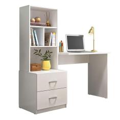 Escrivaninha Cristal Branco - Peternella Móveis Branco