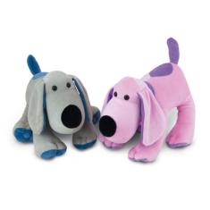 Cachorrinho de Pelúcia Bethoveen 30cm anti-alérgico - Toybrink, Rosa, 