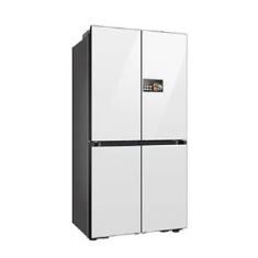 REFRIGERADOR SAMSUNG BESPOKE 543L 4 PORTAS FRENCH DOOR EM AÇO INOX BRANCO 220V RM90F66C1WBZ