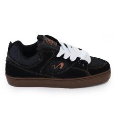 Tênis Tesla Fusion Pro Model Denis Silva Black Gum - Preto/Caramelo (2001.19)-Unissex