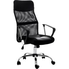 Cadeira Presidente Office tela Mesh Classic Slim W-58B