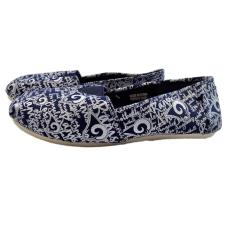 FOCO Tênis feminino NFL Canvas Script Print Slip On