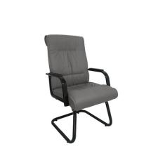 Cadeira Interlocutor para Escritório Linha Itália Cinza - Design Offic