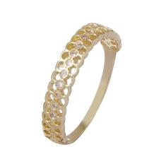 Anel Rendinha Brilhante - Cod 743 F - Carlitos Joias, 20