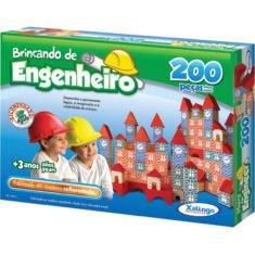 Brincando De Engenheiro 200 Peças - Xalingo