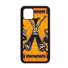 Dance Celebrate Mexico Totems Pandeiro para iPhone 12 Pro Max Capa para Apple Mini Mobile Case Shell