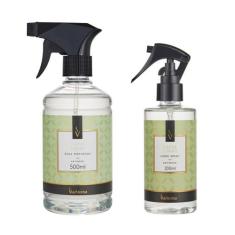 Kit Água Perfumada Para Tecidos 500Ml + Home Spray 200Ml Via Aroma