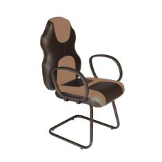 Cadeira Gamer Interlocutor Linha Gamer Racing Marrom - Design Office M