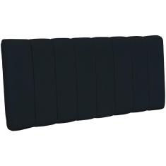 Cabeceira Cama Box Painel Casal 140 Cm Dubai W01 Preto