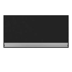 Armário Aéreo Para Cozinha Andréia 1 Porta Preto - Ajl