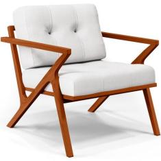 Poltrona Decorativa Sala De Estar Com Cintas De Corano Laís B04 Facto 