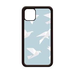 Origami Pombo abstrato formato geométrico para iPhone 12 Pro Max capa para Apple Mini Mobile Case
