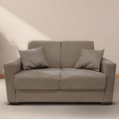 Sofá Estofado 2 Lugares Sala Estar Recepção Mariana Suede - Black Hous