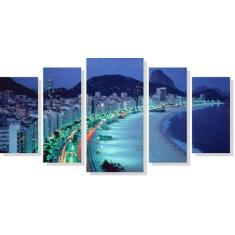 Quadros Decorativos Cidade De Rio De Janeiro 5 Peças