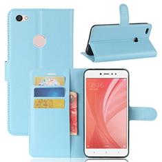 XIAOMI Capa para Redmi Note 5A/5A Prime, capa carteira flip de couro PU premium com compartimento para cartão, suporte e fecho magnético [capa interior à prova de choque de TPU] Compatível com Redmi